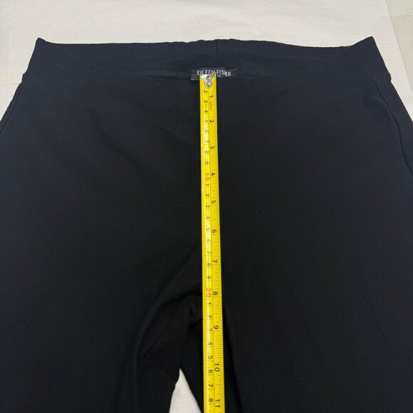 Eileen Fisher Petite Black Stretch Slim Leg Ankle Pull On Pants USA, Size PS - Picture 10 of 10